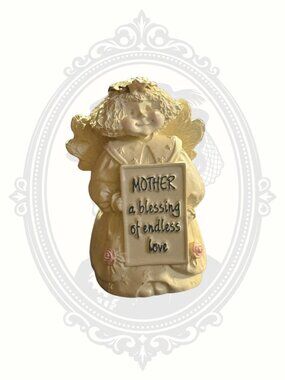 Vintage Abbey Press Mother Angel Figurine Blessing of Endless Love Decor